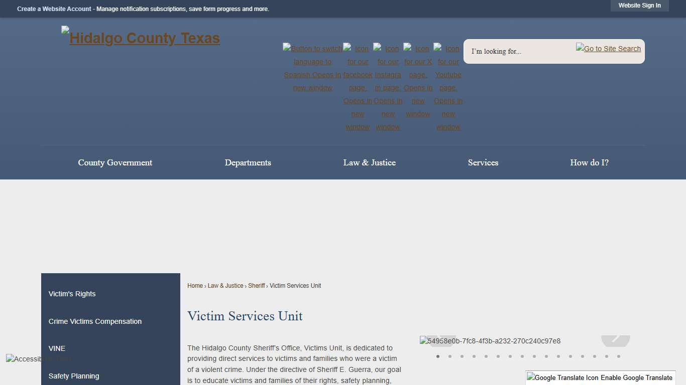 Victim Services Unit Hidalgo County, TX - Official Website